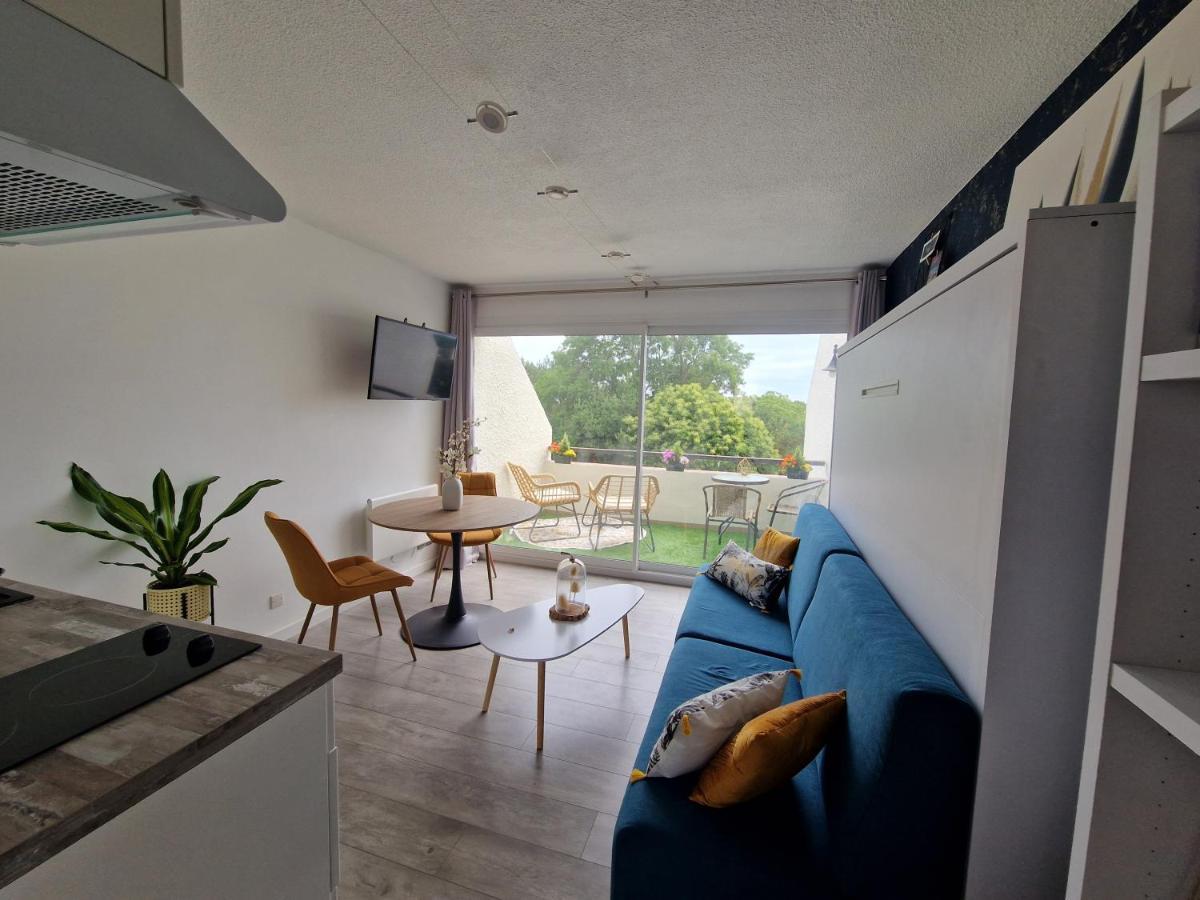Guidel-Plages Studio Lumineux Balcon Vue Mer & Piscine Εξωτερικό φωτογραφία